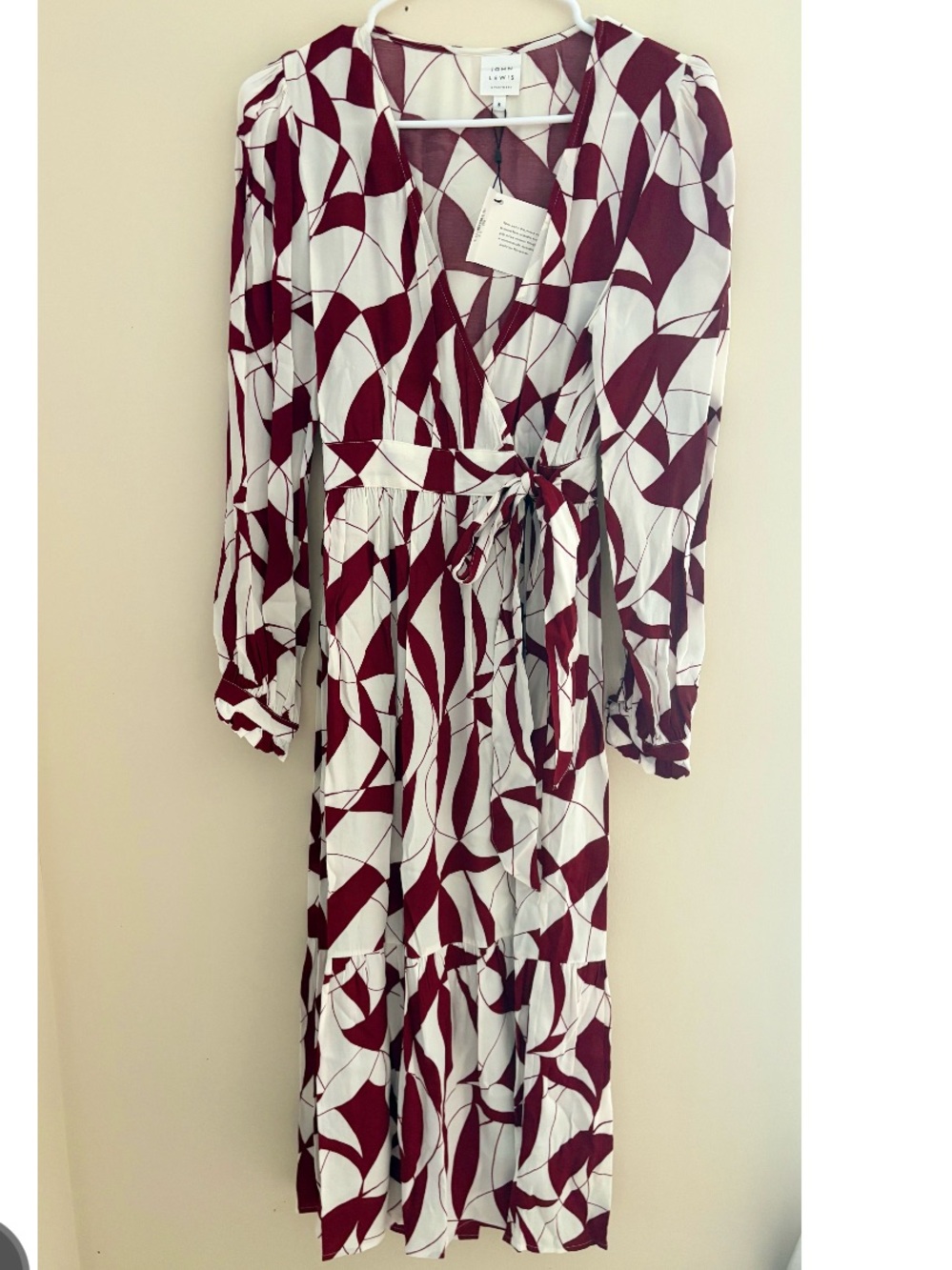 John Lewis Patterned Wrap Dress